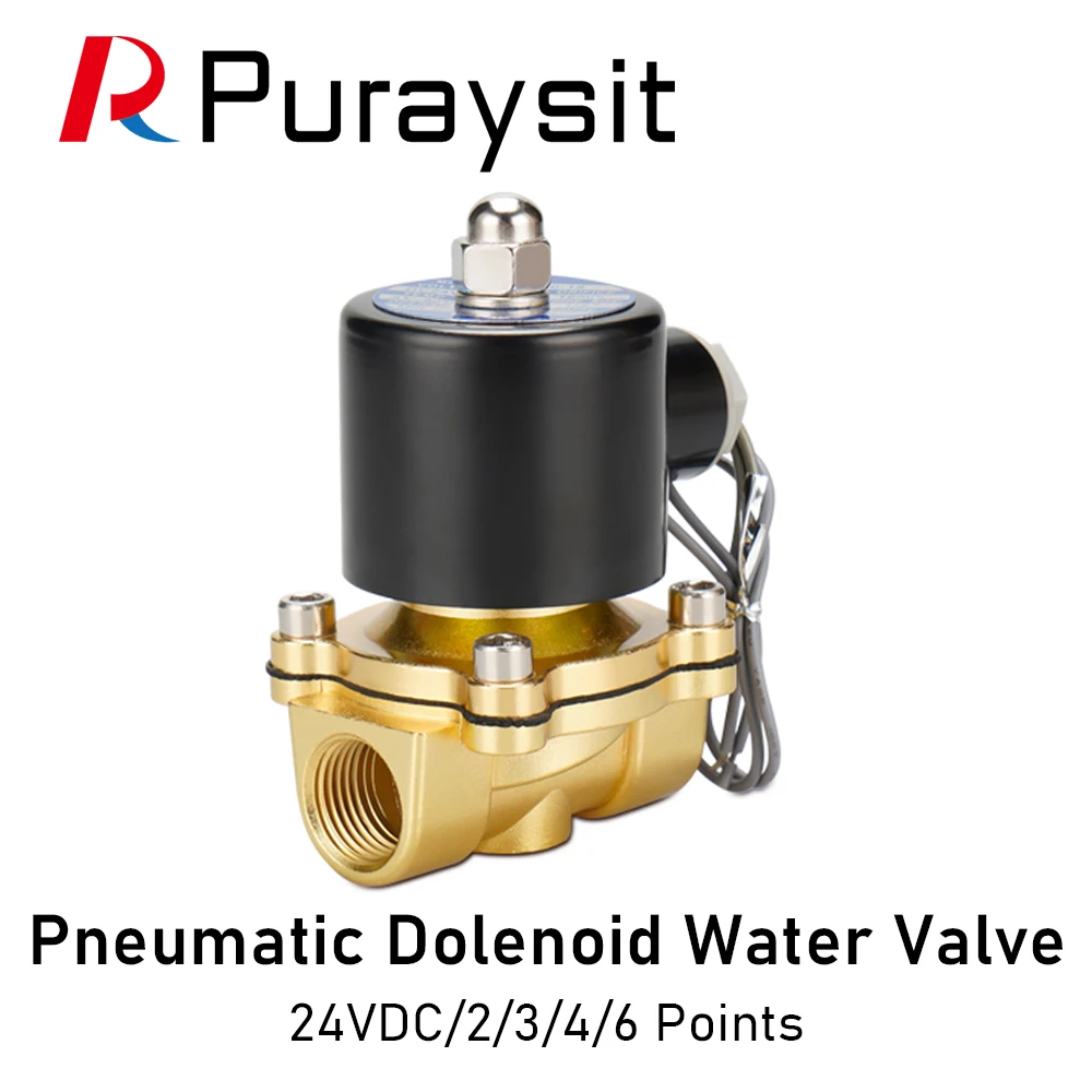 Puraysit Electric Solenoid Valve 1/4