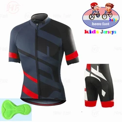 Baby 2022 Kids Short Sleeve Mountain Bike Set Children Cycling Clothing Summer Quick Dry Boys Bicycle Jersey Suit Ropa Ciclismo