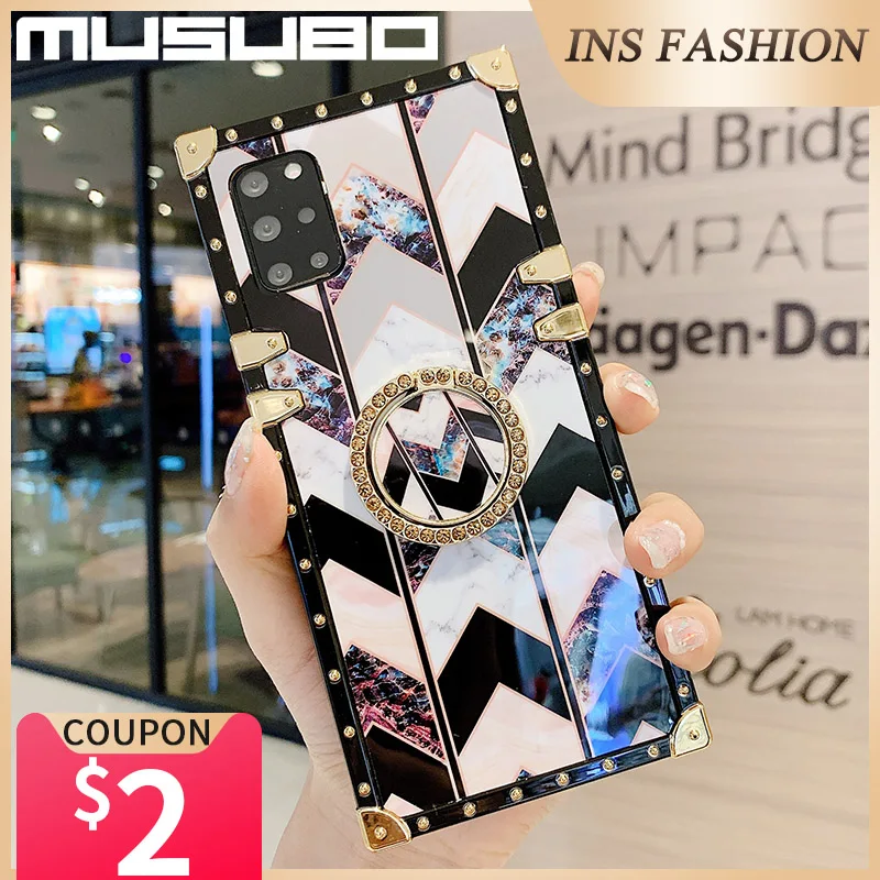 Luxury Pink Marble Case For Samsung Galaxy A71 A81 A51 A91 TPU Granite Geometry Cover M30 M20 A50 A70 A10S A20S Funda Shockproof