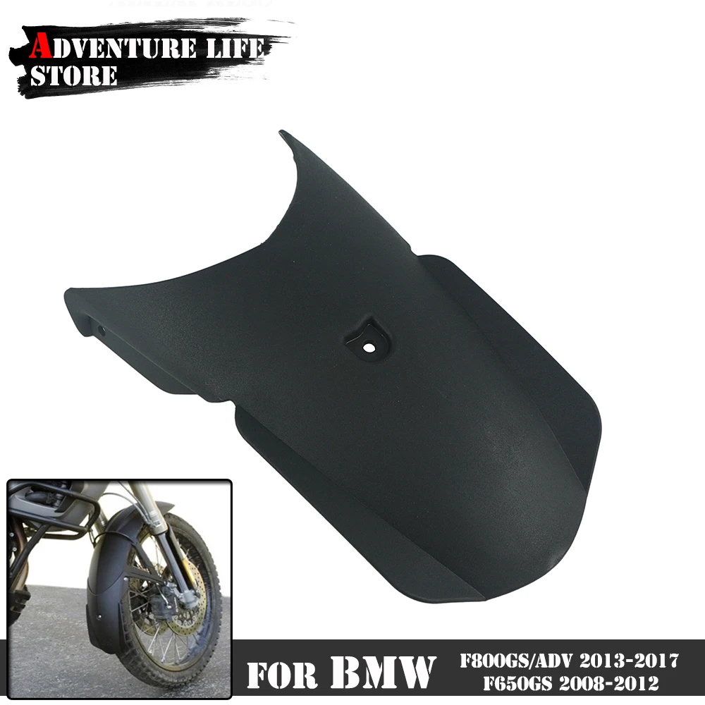 Motorcycle Front Fender Extender Extension Cover Hugger Mudguard Splash Guard For BMW F800GS F800 ADV F650GS F 650GS 2013-2017