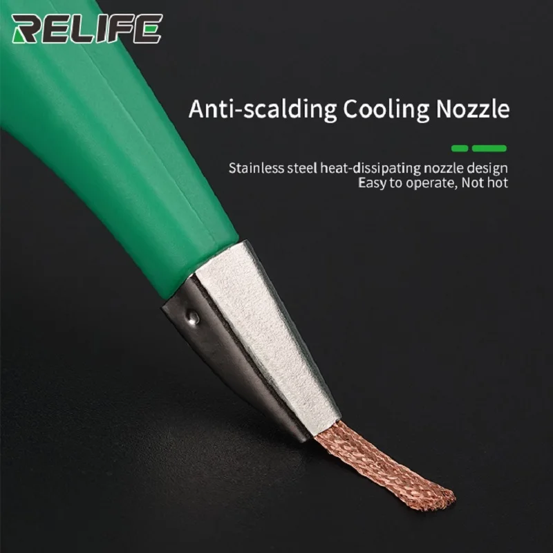 RELIFE Anti-hot Desoldering Wick Wire Mesh Accurate Control Sucker Braid Desoldering Repair Tool For Soldering Solder Remover