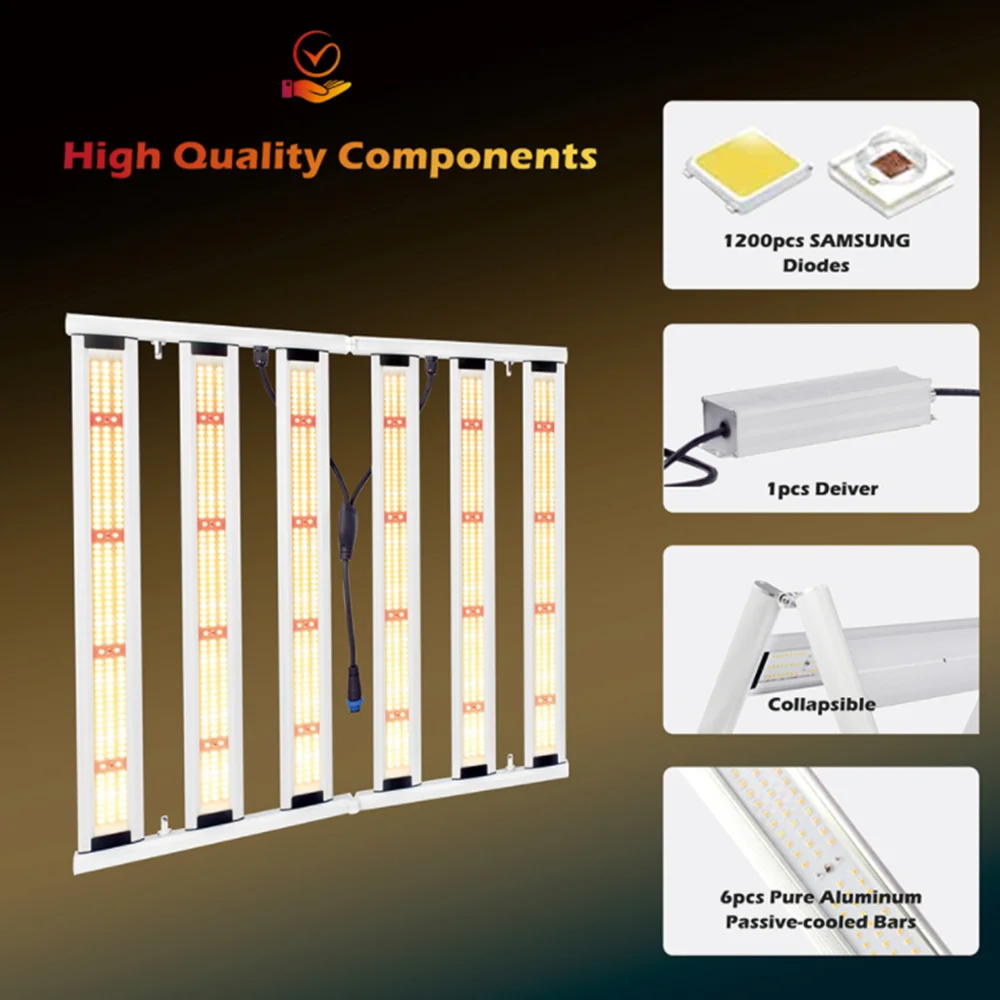 Samsung Full Spectrum LM218B Dimmable LED โคมไฟ2000/3000/5000W,เหมาะสำหรับในร่ม Hydroponic พืช