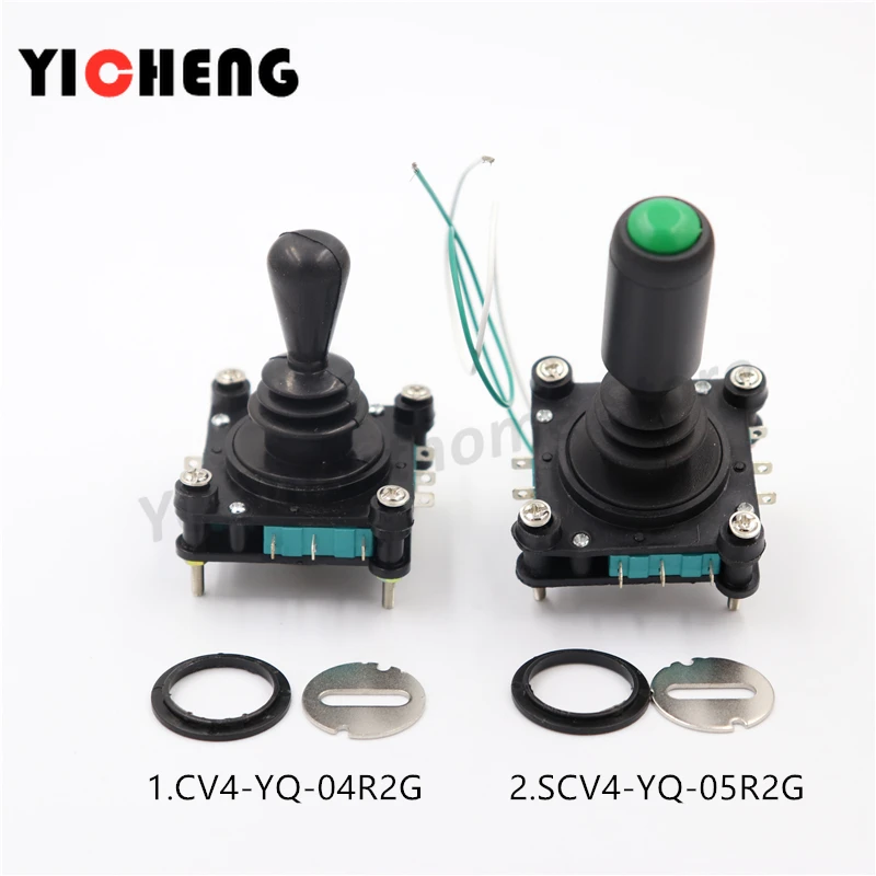 22mm SCV4-YQ-05R2G / SCV4-YQ-04R2G Cross Switch 4 Direction Main Switch Knob Button 360 Degree Momentary Monolever Switch