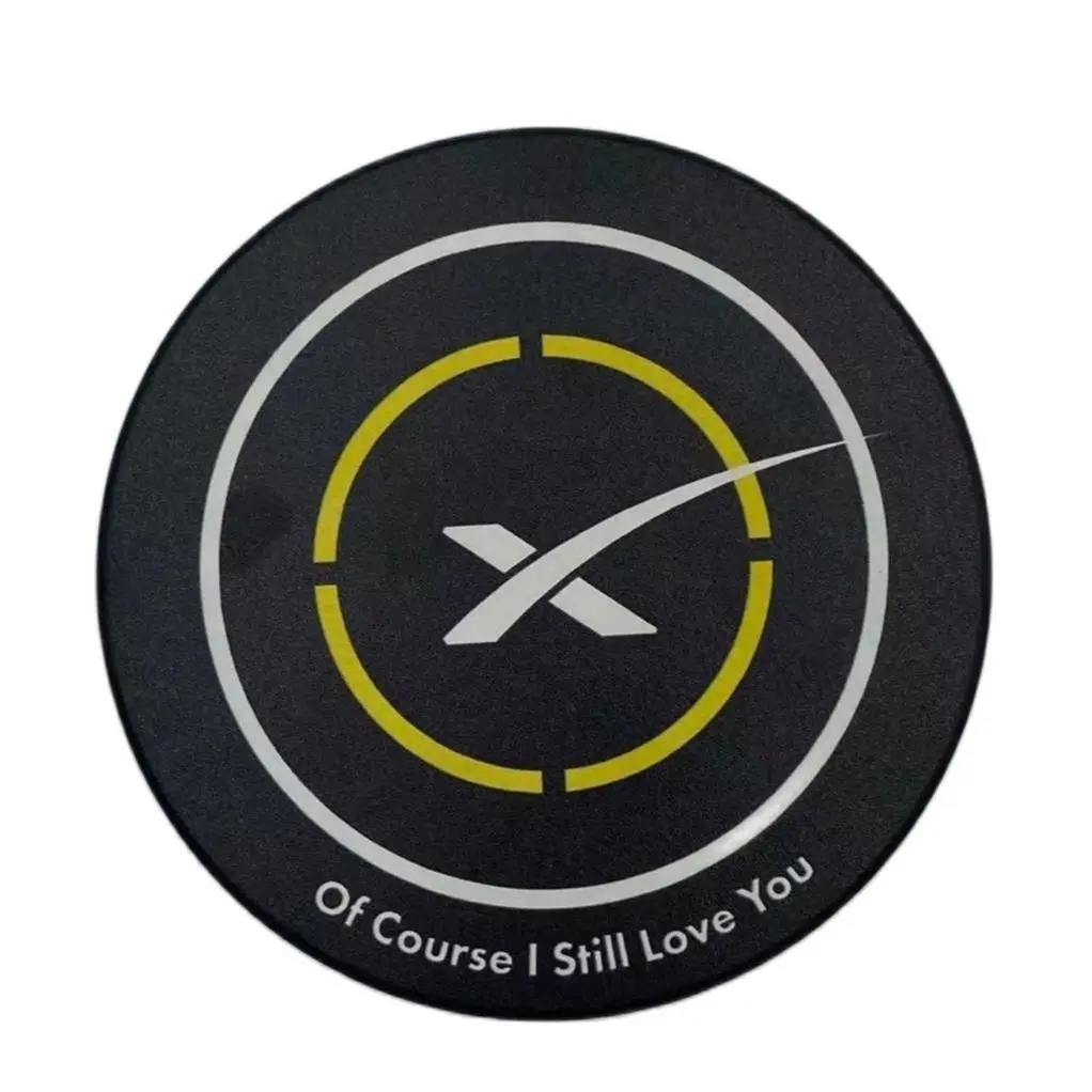 SpaceX Model Store Ceramic Cork Coaster Falcon Rocket Recovery Station Desktop Decoration