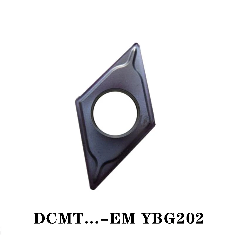 100% Original DCMT DCMT070204-EM DCMT070208-EM DCMT11T304-EM Carbide Insert For Lathe Cutters High Quality 10PCS