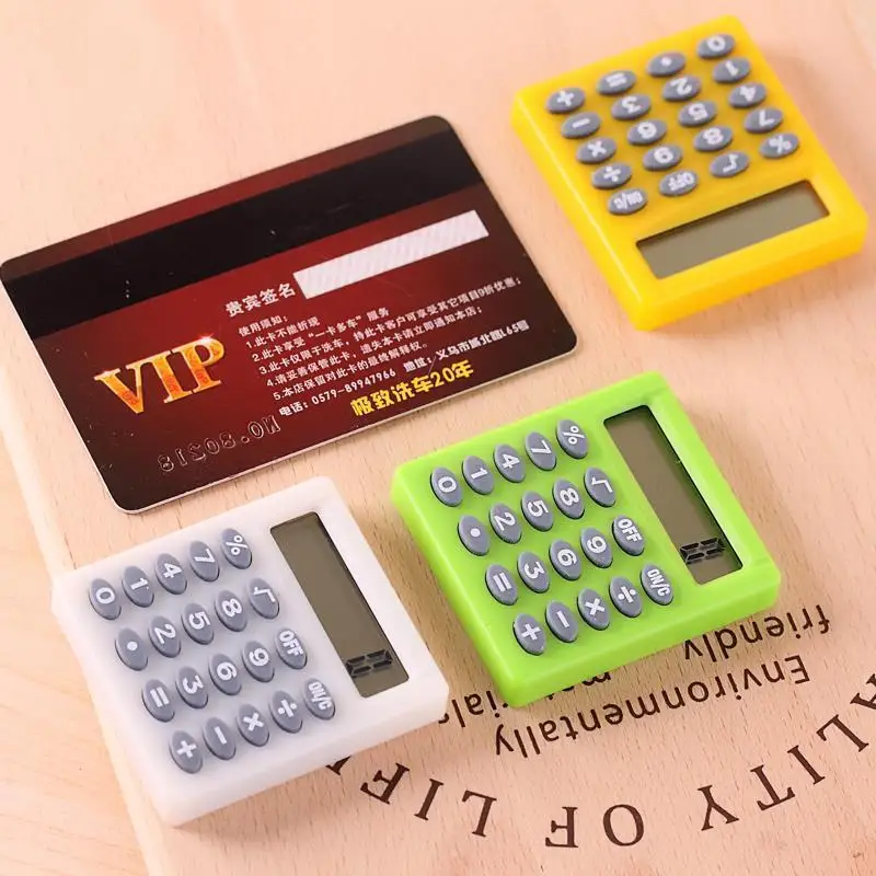 New fancy mini color multi-function calculator small square calculator for students