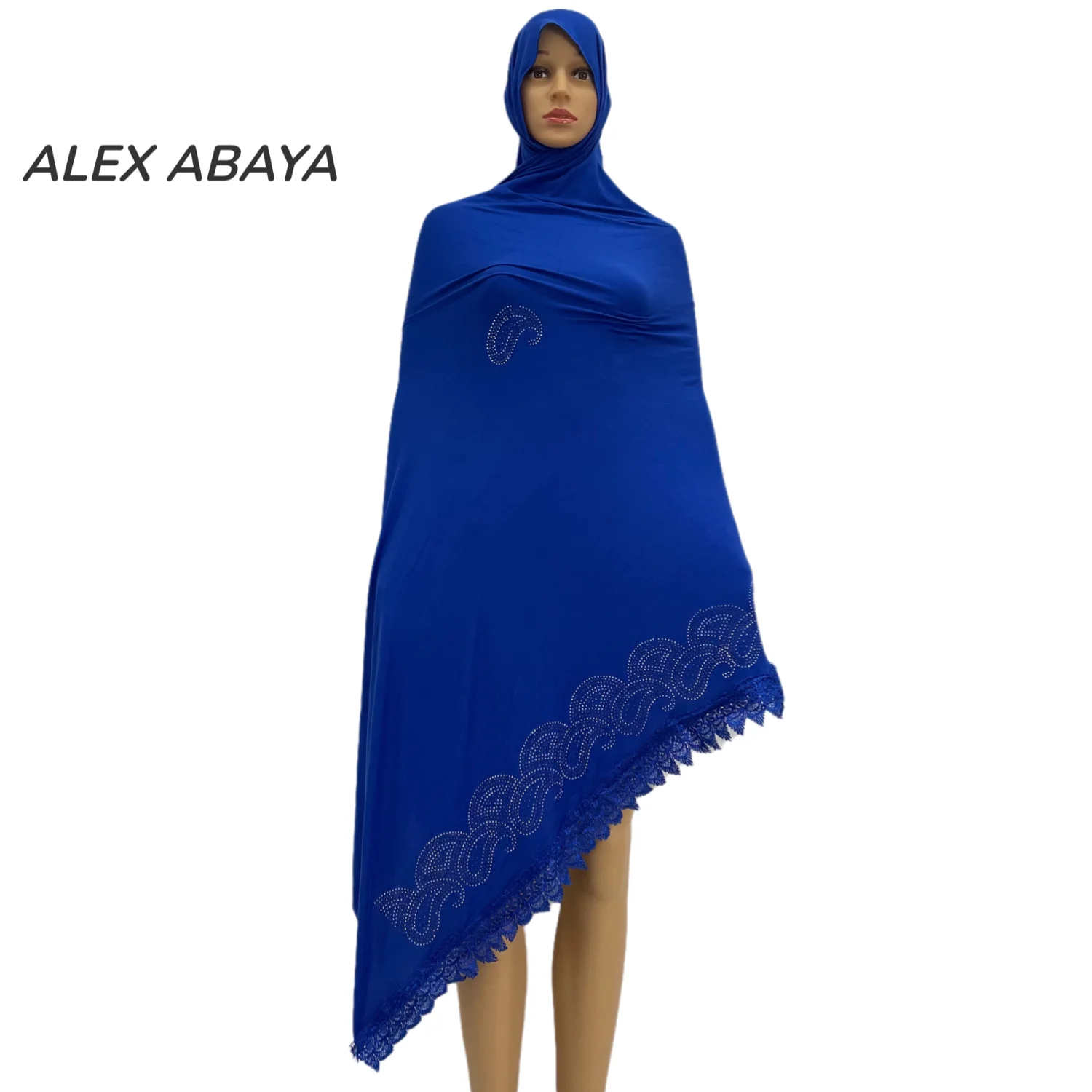 KASHKHA-Hijab for African Muslim Women, Soft Cotton Scarf, Dubai Pray, Big Shawls Wraps, AL-001, New, 2021