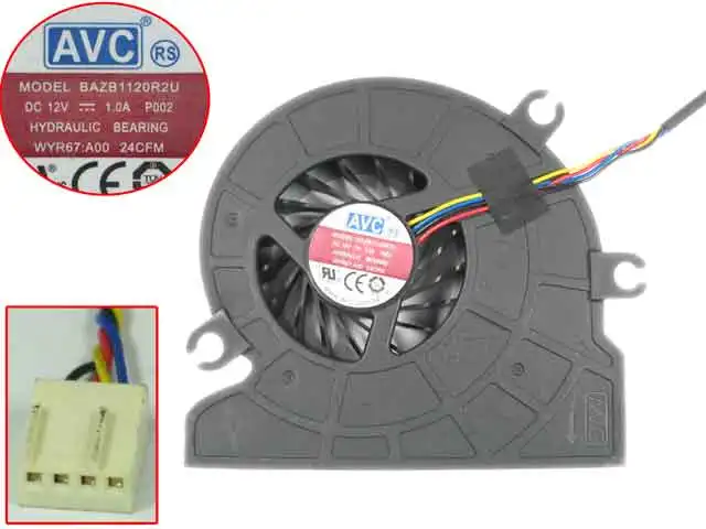 

AVC BAZB1120R2U P002 Server Cooling Fan DC 12V 0.10A 4-Wire