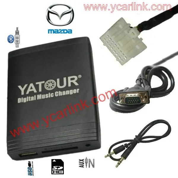 

Yatour 2002-2008 AUX-In USB SD Interface for Mazda 3 6 MVP CX7 MX5 RX8 Car Audio Stereo Adapter MP3 CD RADIO