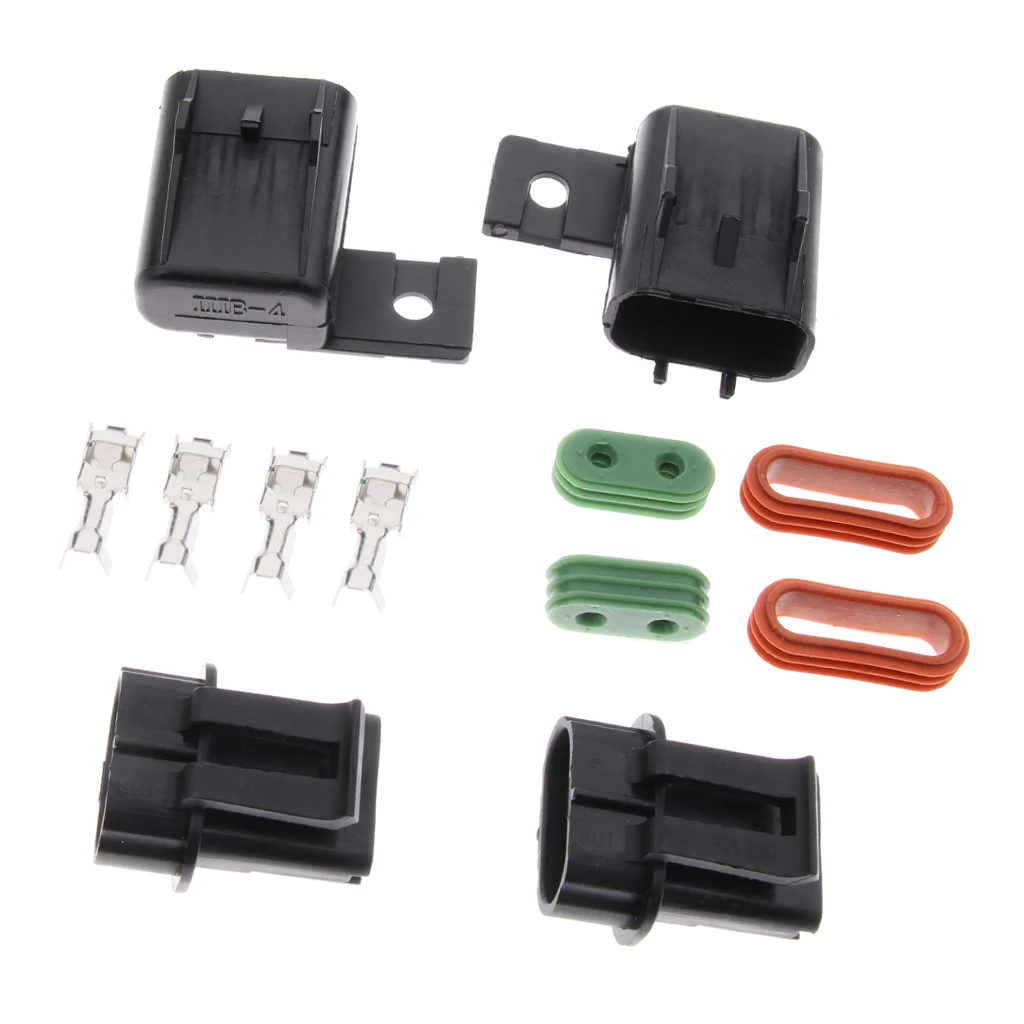 2 Sets Waterproof Car Boat Automotive Circuit ATC ATO Blade Fuse Box Holder  ATO ATC Blade Fuse Screw Down Fuse Holder Block Pan