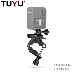 TUYU Handlebar Seatpost Pole Railing Mount for GoPro Max Go Pro Hero 9 8 7 Insta360 One X2 OneR Motorcycle Bike Camera accessory