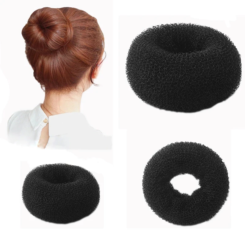 Hair Bun Maker Donut Foam Sponge Elastic Hair Band Easy Hair Styling Tools Accessories for Women Girls Ponytail Hair Accessories