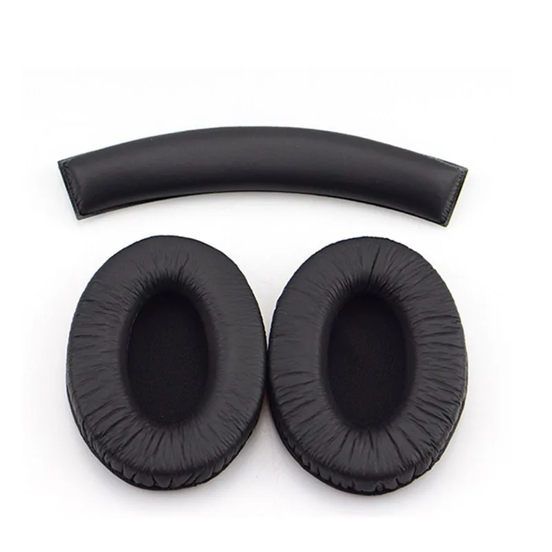 Bantalan Telinga untuk Sennheiser HD457 HD202 HD212 HD447 HD497 Headphone Headset Headband Busa Telinga Bantalan Bantal Bantal Telinga Penutup Cangkir