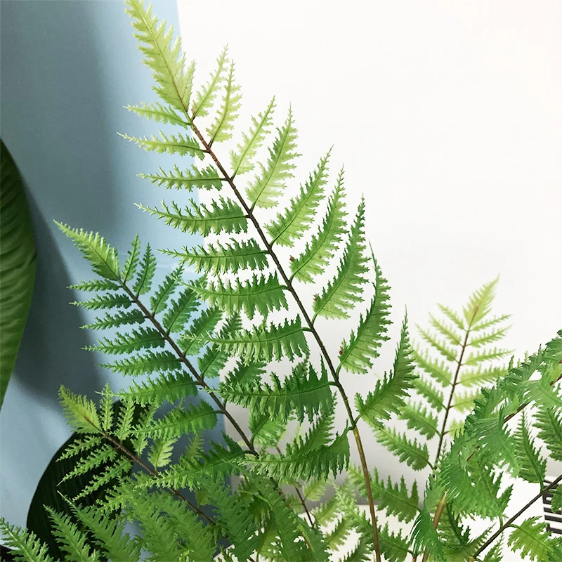 75cm Large Artificial Palm Tree Tropical Plants Fake Fern Leaf Branches Plastic Persian Tree For Home Office Shop Outdoor Decor