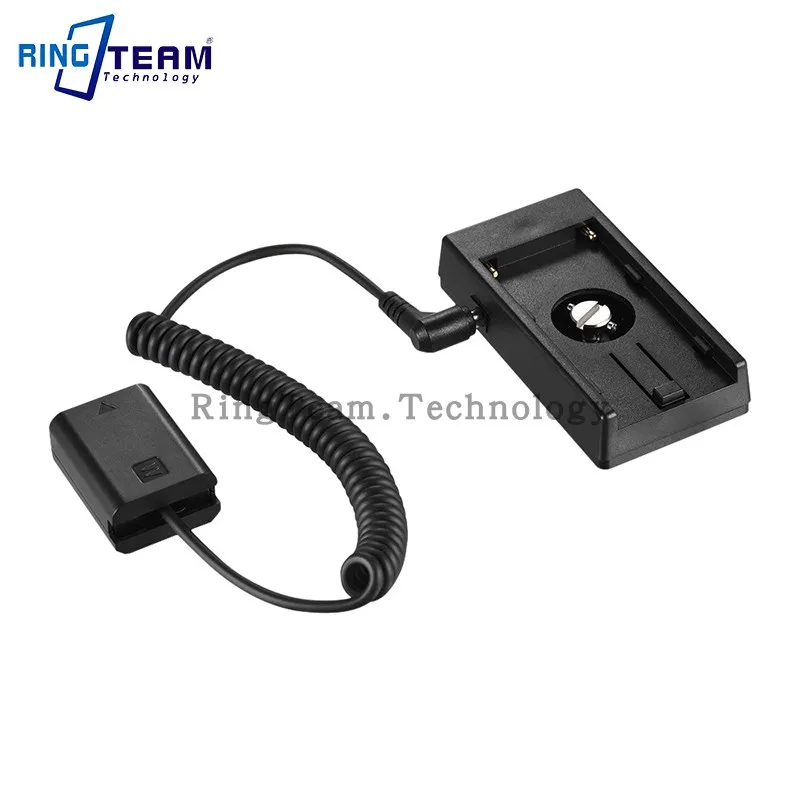 AC-PW20 DC Coupler Right Angled Coiled Cable - NP-F970 for Sony A7R2/A7S2/A7M2/RX10/a6300 Continuous Power