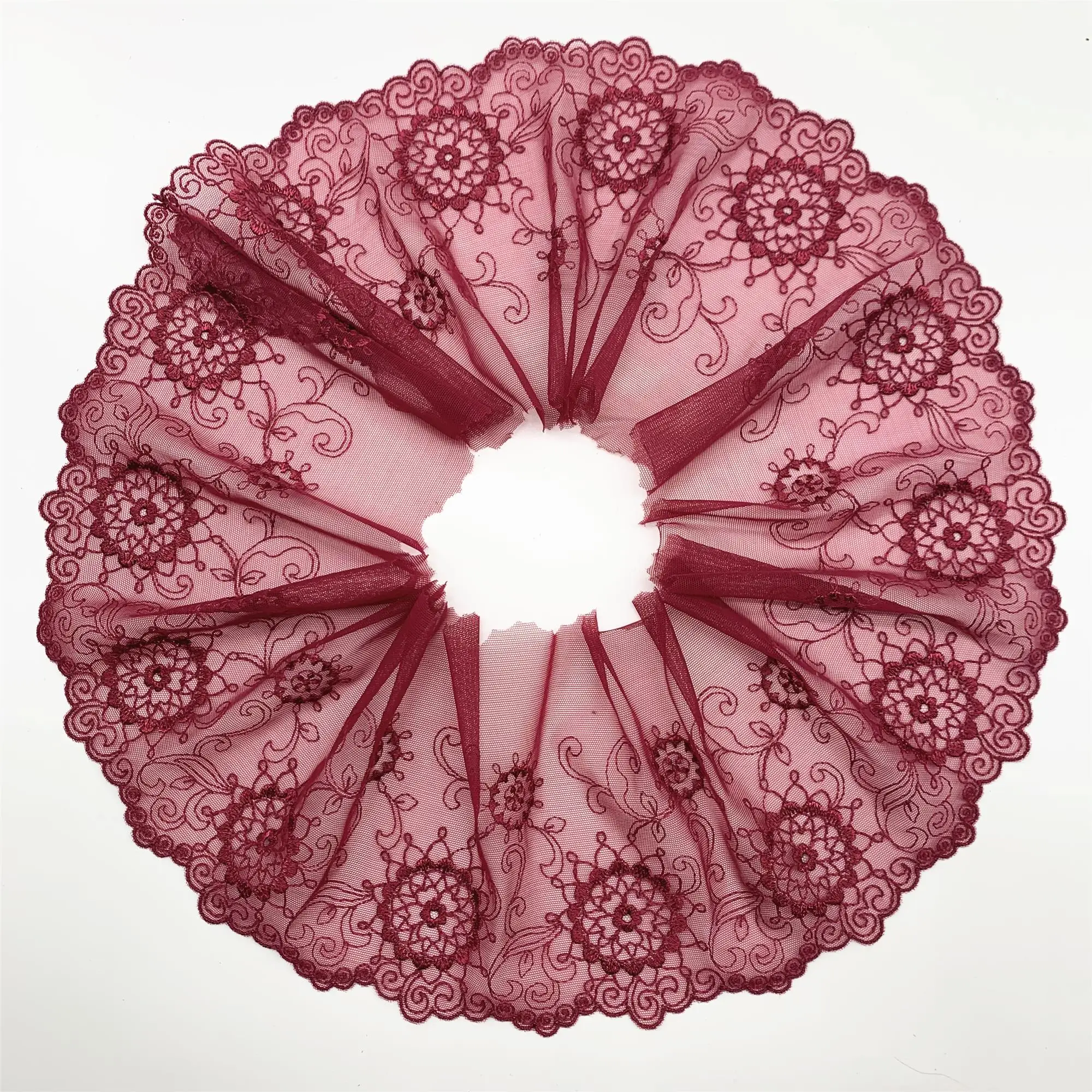 3y/lot 7 colors Width 14.5-19.5cm Embroidery Lace Trim For Clothes Skirt Hem Underwear Sewing Craft DIY Apparel Fabrics Lace
