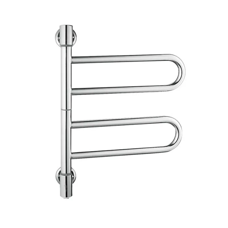 

Stainless Steel Heated Towel Warmer Bathroom Constant temperature Automatic Drying Double-layer Electric Heating Towel Rack