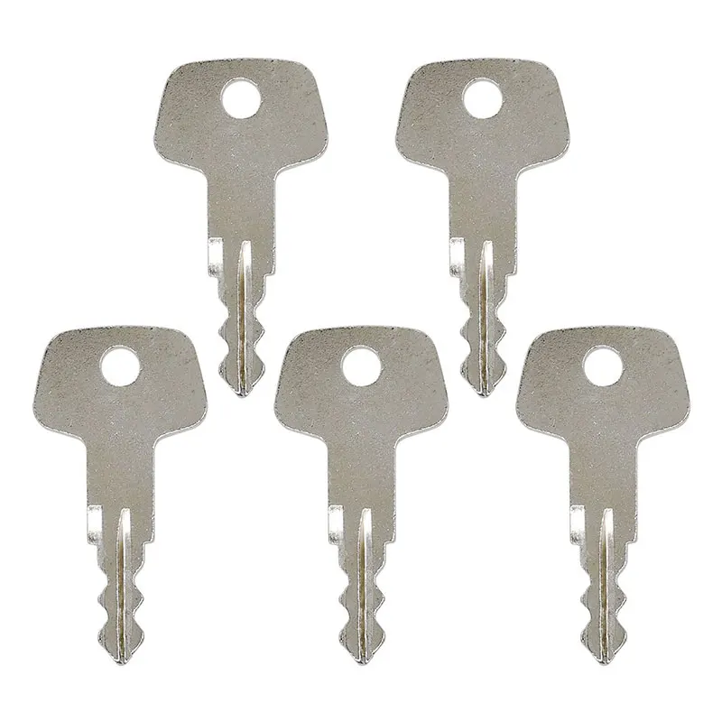 5pcs Ignition Keys 706 Gas Cap Fuel Cap Lock Compatible With Liebherr J2 Heavy Equipment