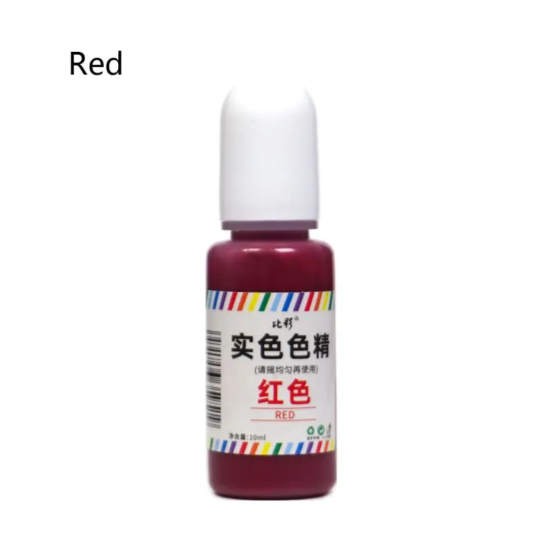 10ml Nhựa CHỐNG UV Đặc Sắc Tố Chất Lỏng Nhuộm 12 Màu DIY Nhựa Trang Sức Làm đồ Thủ Công