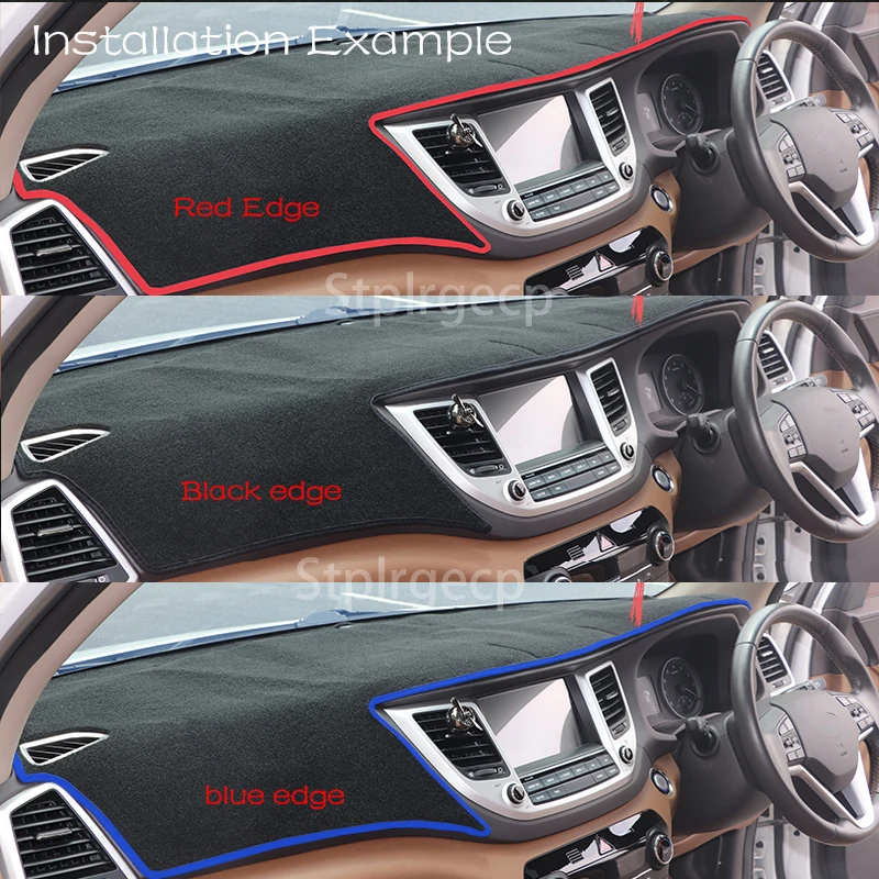 For Honda City 2015~2019 Anti-Slip Mat Dashboard Cover Pad Sunshade Dashmat Protect Carpet Car Accessories GM6 2016 2017 2018