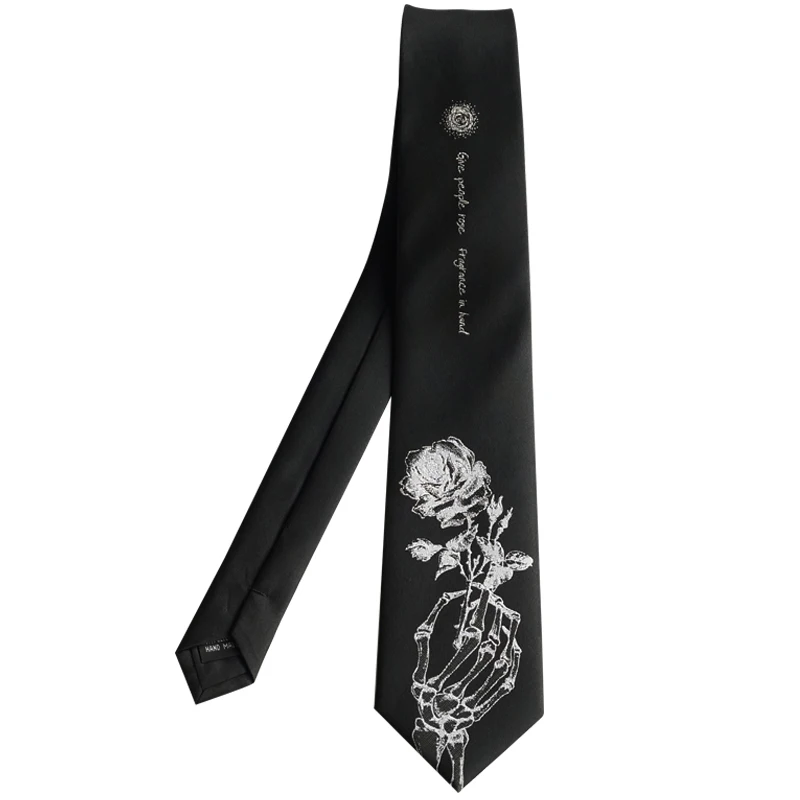 

Free Shipping New Male men's Original design students personality gift necktie Give people a rose hand with lingering fragrance