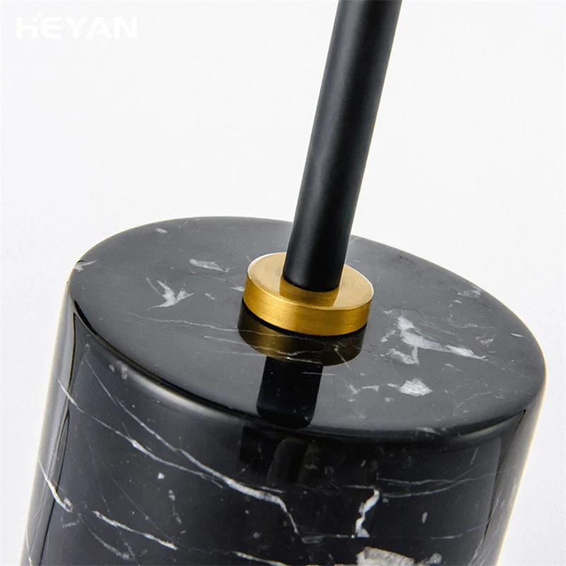 OURFENG Modern LED Table Lamp Desk Light Marble Personality Creativity Simple Home Decorative Living Room Study Bedroom