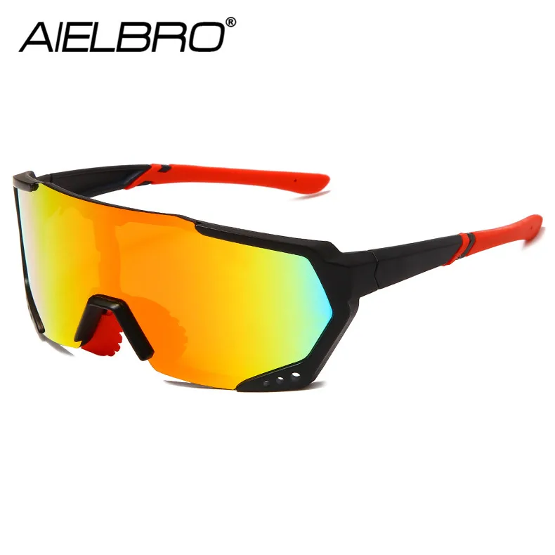 AIELBRO Cycling Lenses Men\'s Glasses Photochromic Cycling Sunglasses Polarized Cycling Eyewear UV400 Sunglasses Women