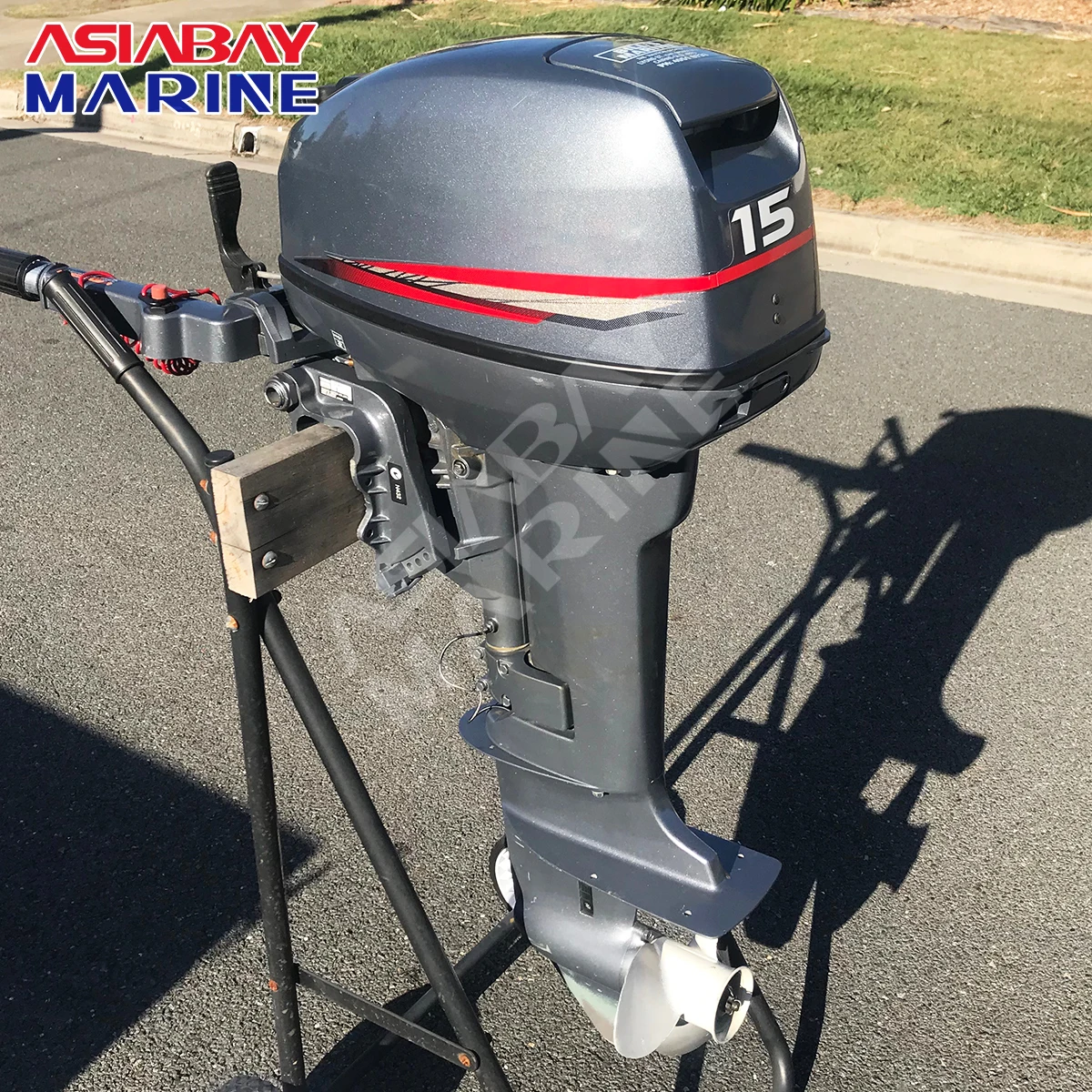 Weißer Schrauben propeller aus Aluminium legierung für Yamaha 9,9 PS 15 PS Außenborder, 3 Klingen, 8 Keil verzahnungen, 9-1/4x12, Drehung r, Boots teile