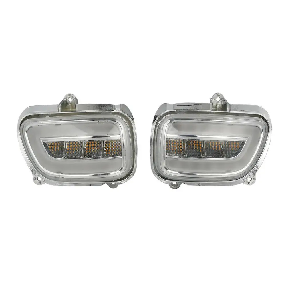 Intermitentes LED delanteros para motocicleta, luces transparentes, naranjas y ahumadas, para Honda Goldwing GL1800 2001-2017 F6B 2013-2017 2016