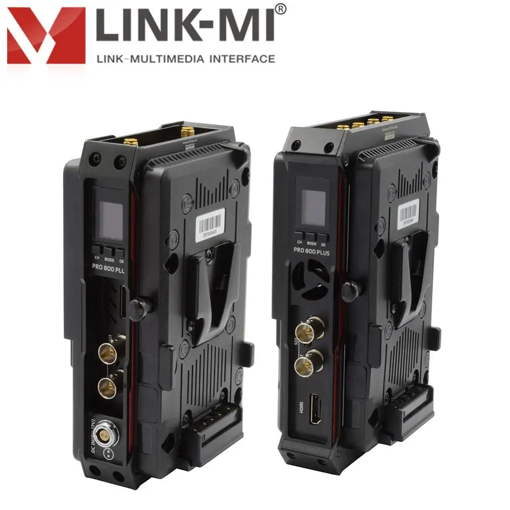 LINK-MI pro800 plus 800m hdmi/sdi relação de vídeo sem fio hdmi com tally 1080p hdmi/HD-SDI/3g-sdi interfaces 60hz 4:2:2 10 bits