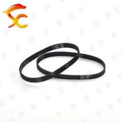 10pcs GT2/2M 타이밍 벨트 둘레 180 너비 6/8/9/10mm 톱니 90 루프 2GT/2M-180-10MM 동기식 벨트