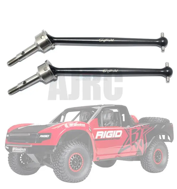 

For Traxxas 1/7 Udr Unlimited Desert Racer Stainless Steel Head+45# Steel Dog Bone Bold Type Front Cvd Universal Joint Udr096fs