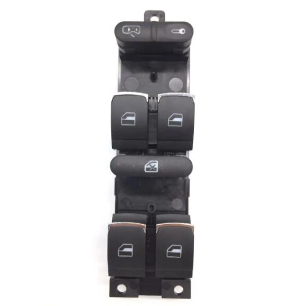 Chrome Power Window Switch Panel Master Console Control Switch For vw Golf GTI MK4 Jetta Bora Passat B5 Driver Side 3BD959857