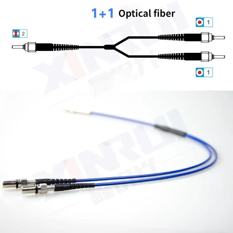 

Y-type Fiber SMA905 1-2 Fiber Transmission Beam 1 Add 1 Fiber Reflection Quartz Fiber Bundle 600um