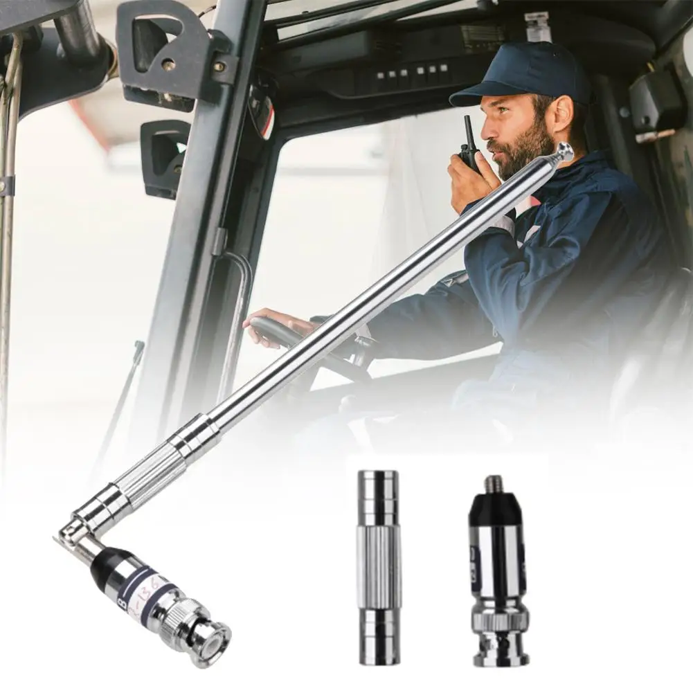 118-136MHZ دليل تلسكوبي للطيران الداخلي هوائي المنزل Airband قضيب طويل BNC واجهة مكتب مكاسب عالية #734