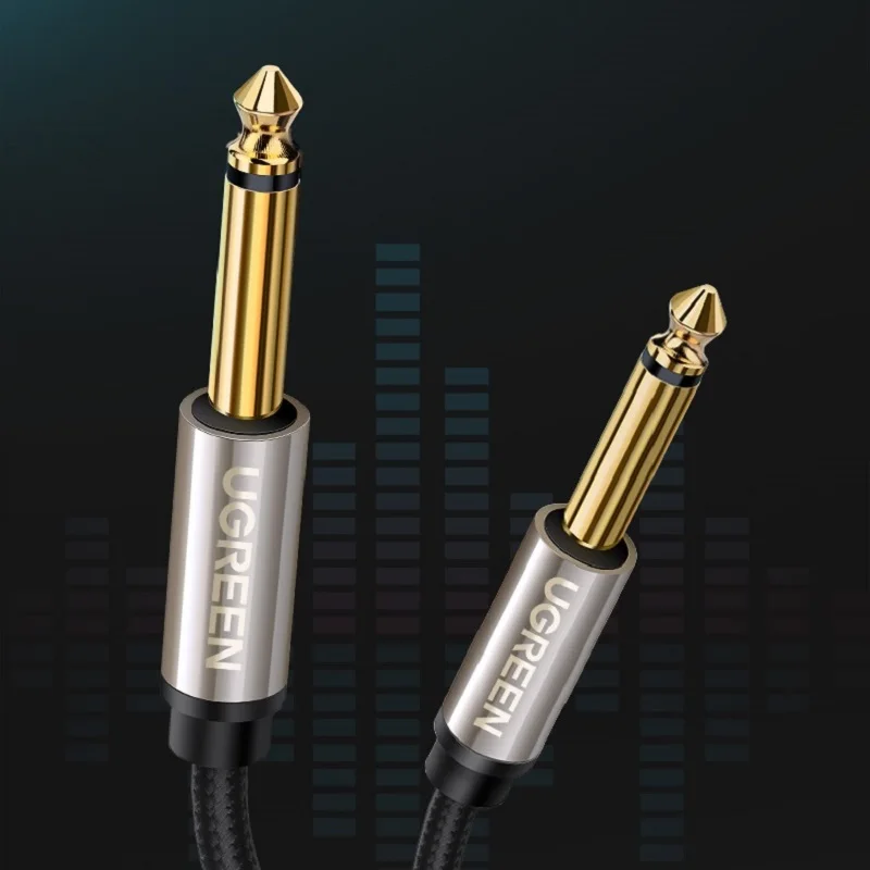 Ugreen 6.5mm Jack Audio Cable 6.35 AUX Line For Guitar Mixer Amplifier Bass