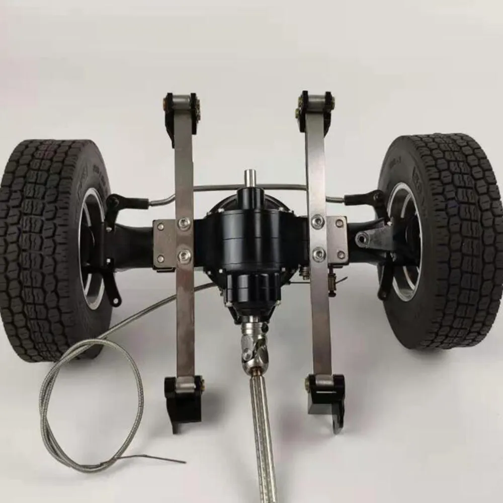 Adapter osi zawieszenia DIY części do 1/14 Tamiya Truck Trailer wywrotka części do zdalnie sterowanego samochodu