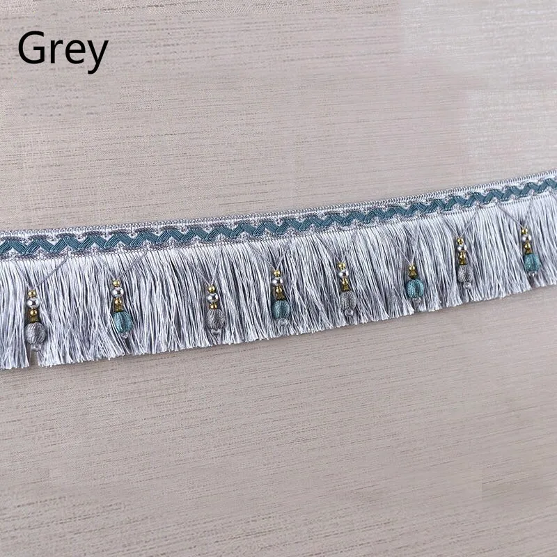 1 Meter Curtain Tassel Ribbon 10cm Width Cotton Tassels Fringe Trimming For Sewing Bed Clothes Curtains Diy Accessories