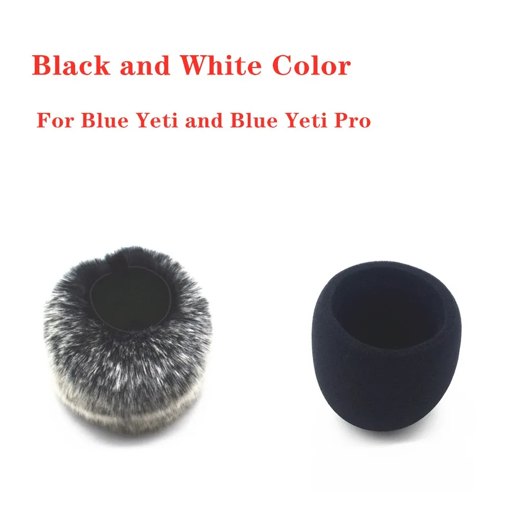 Deat Cát Ngoài Trời Nghệ Lông Kính Chắn Gió Micro Cho Xanh Dương Yeti Với Mút Mic Bao Chống Gió Bọt Xanh Dương Yeti