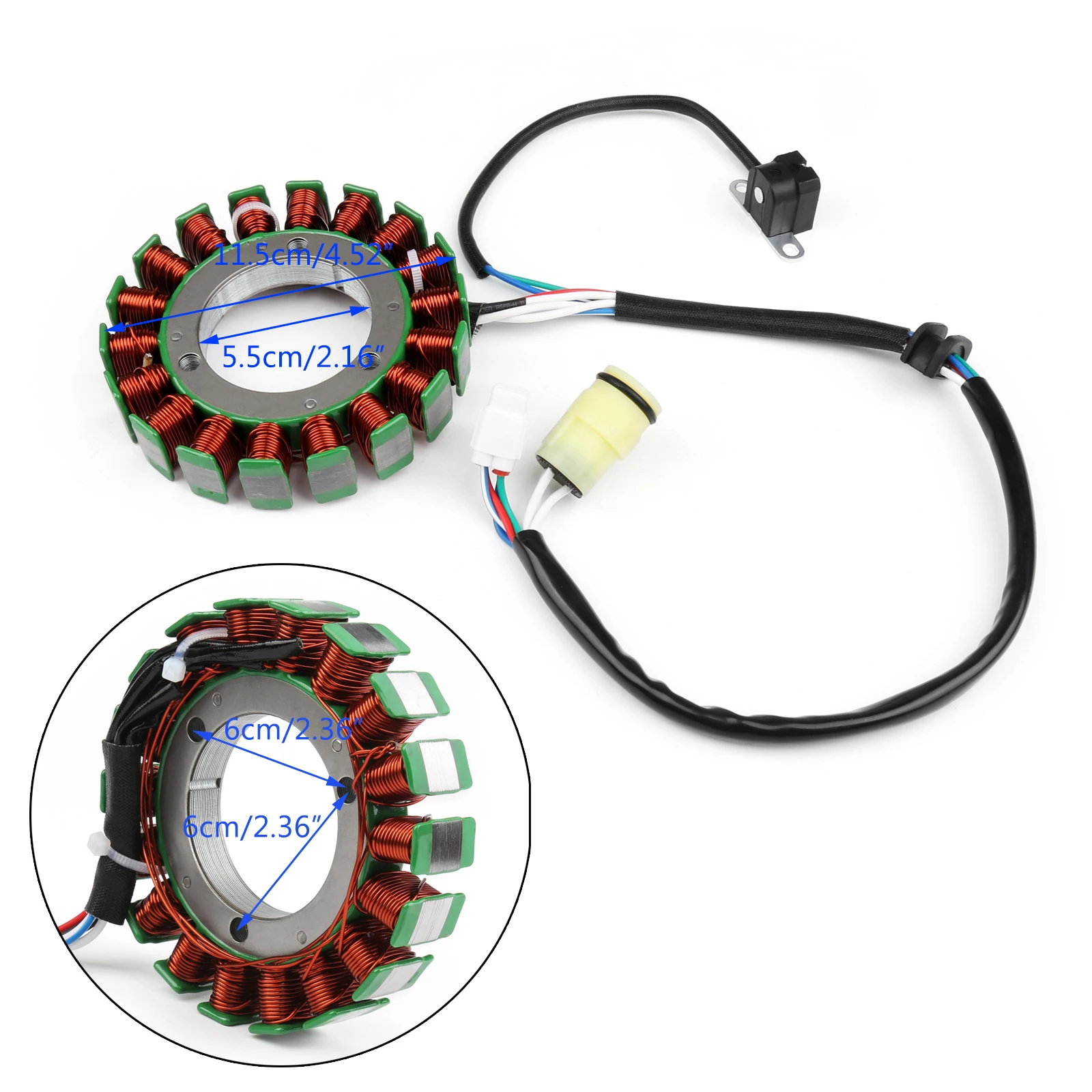 

Artudatech Stator Coil For Yamaha YFM350FX 4x4 YFM40 Big Bear 400 YFM350R 5FU-81410-00 Motor Accessories Parts