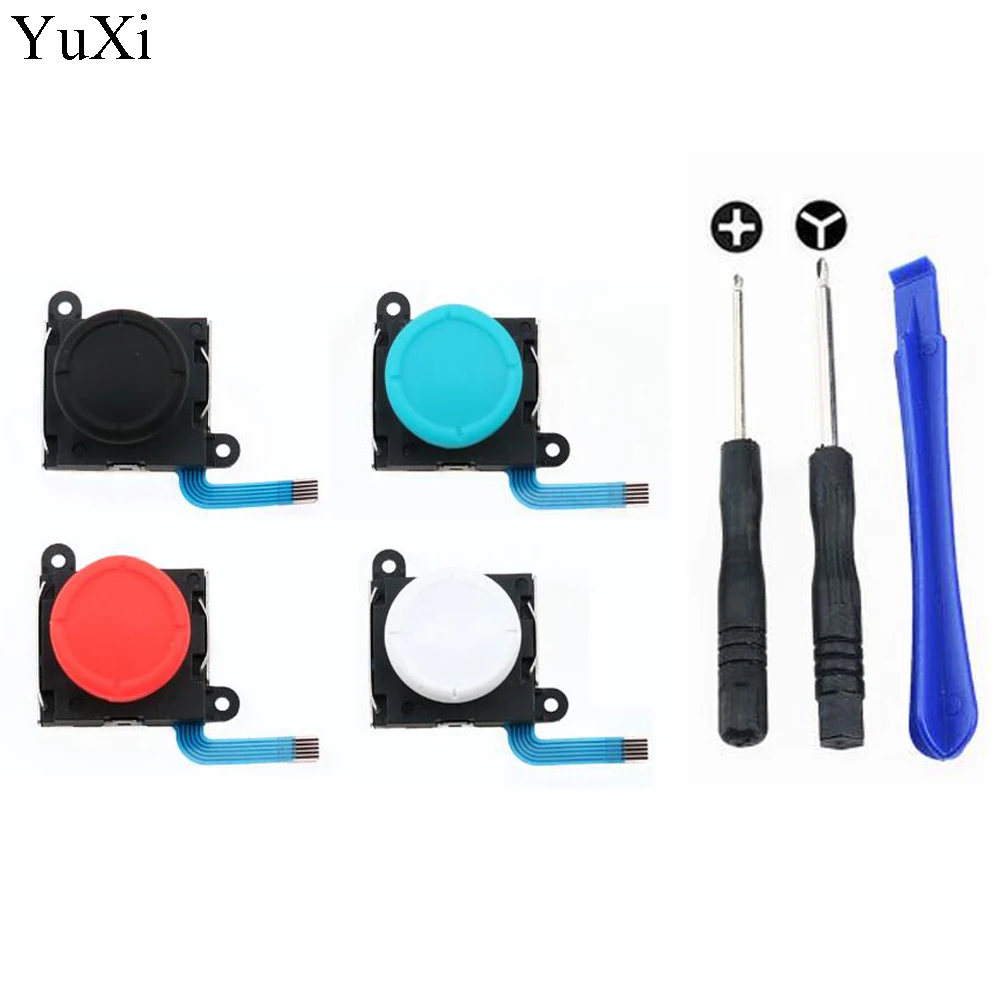 

YuXi Joystick Thumb Stick Joystic Sensor Module Replacement 3D Analog Repair Kit Tool For Nintend Switch NS Joy-Con Fix Drifting