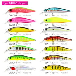 Tsurinoya DW101 – Minnow 77mm 8.5g para Trucha