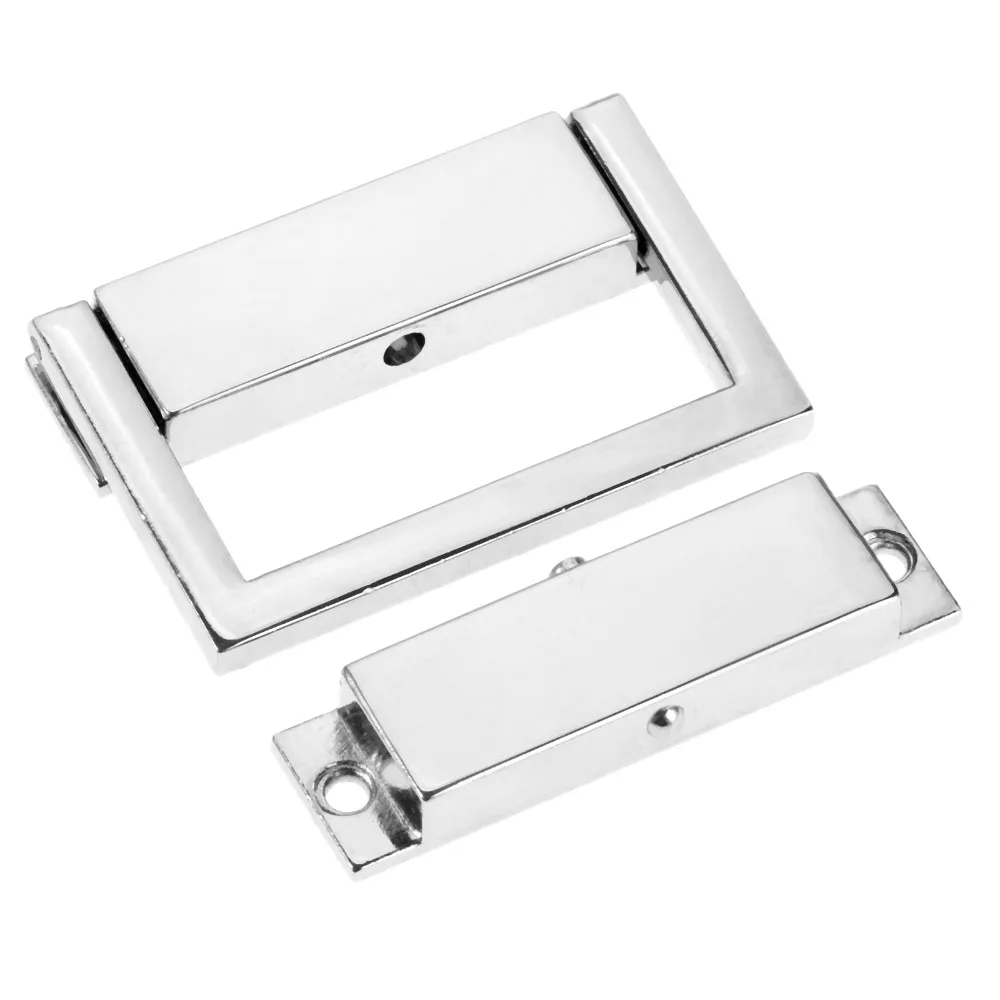 DRELD 1Pc 48*30mm Box Hasp Lock Toggle Latch Latches for Jewelry Box Suitcase Buckle Clip Clasp Furniture Hardware