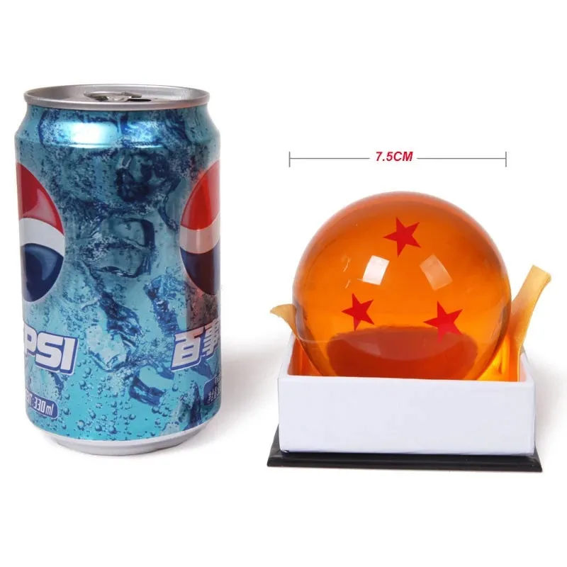 Animation peripherals Hand Model 2.95 Inch Crystal Balls  1 2 3 4 5 6 7 Star Balls Classic Action Figures Toys