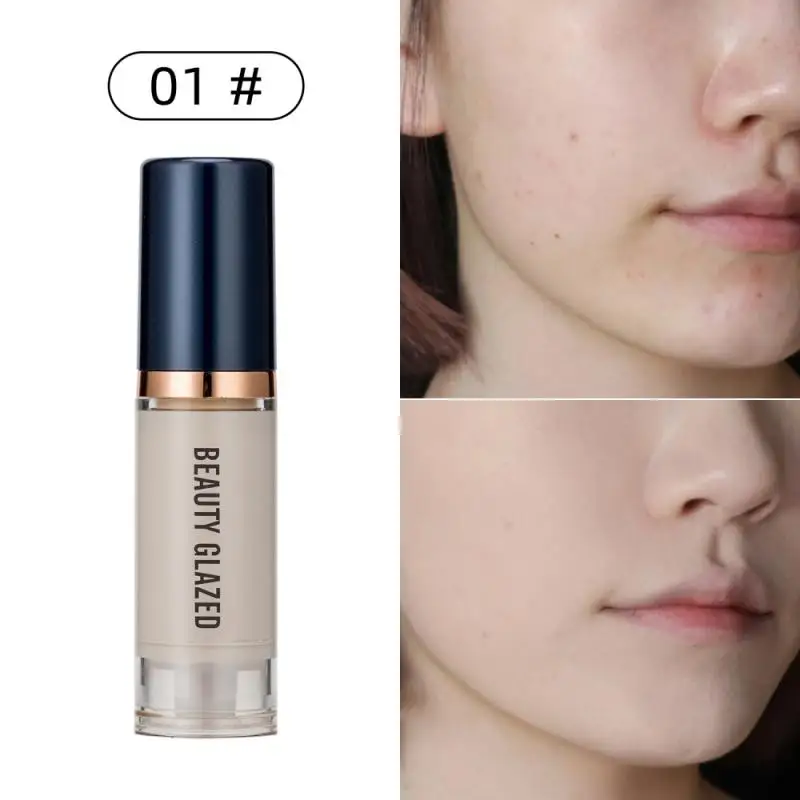 Beauty Glazed 6 Colors Liquid Foundation Cream For Face Concealer Matte Female Makeup Base Waterproof Lasting Facial Cosmetics