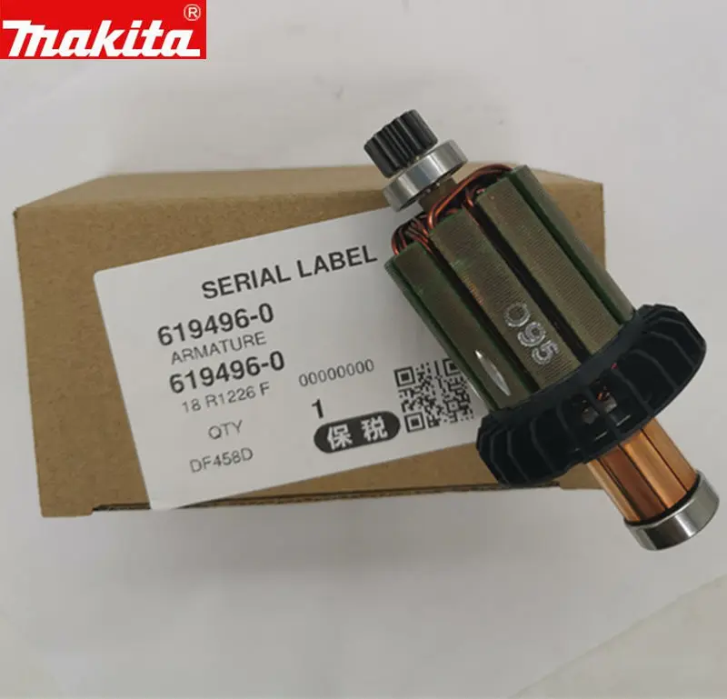 

MAKITA 619496-0 619301-1 Rotor Motor DC18V for DDF458Z DHP458 BHP458 DDF458 BDF458 BDF458Z LXPH03 LXP03X LXFD03 Drill