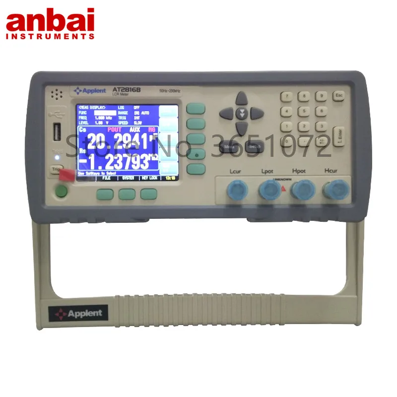 AT2816B Digital LCR Meter 50Hz-200kHz RLC Meter Wide Frequency ESR Meter