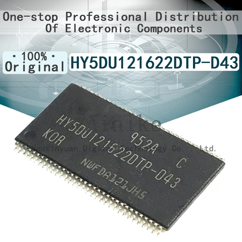 10/Pcs New Original HY5DU121622DTP-D43 HY5DU121622CTP-D43 Memory particles DDR64M16 bit routing upgrade memory TSOP-66