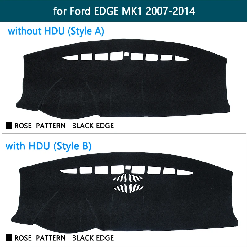 for Ford EDGE 2007 2008 2009 2012 2013 2014 MK1 Anti-Slip Mat Dashboard Mat Cover Pad Inner Sun Shade Dash board Car Accessories