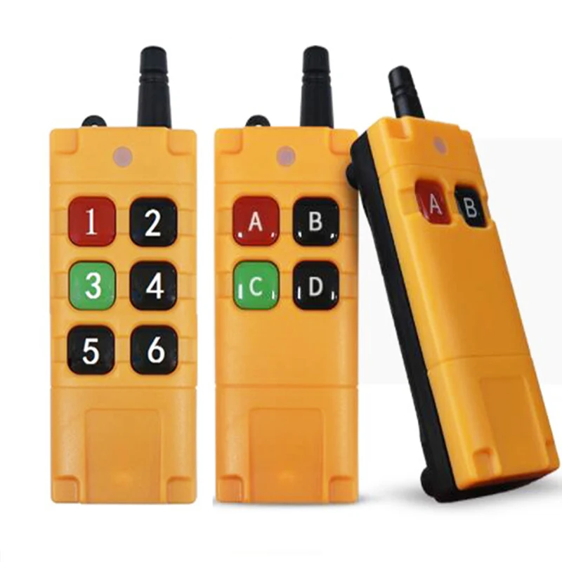 

1000M 2CH 4CH 6CH RF Wireless Remote Control Switch High Quality 315/433Mhz Industrial grade Transmitter Remote controller